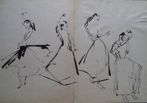 Flamenco danseres