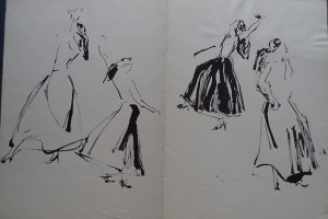 Flamenco danseres