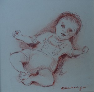 Portret van een baby