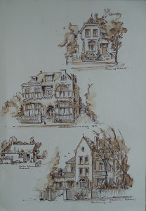 Vier huizen (Wassenaar, Vlaardingen, Zeeland) 