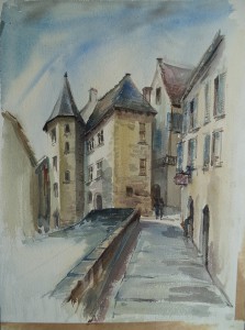 Sarlat (Dordogne) (voorstudie)