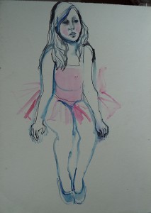 Meisje als ballerina