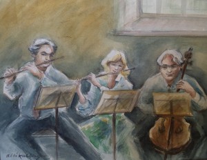 Trio Wielenga in de Dorpskerk van Wassenaar