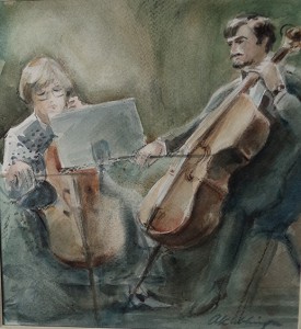 Twee cellisten