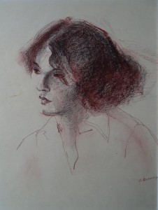 Portret van een vrouw 