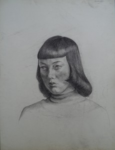 Portret van een jonge vrouw 
