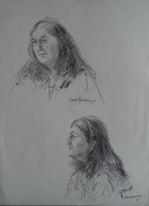 Twee portretten van mevrouw Zuydgeest 