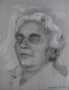 Portret van moeder   