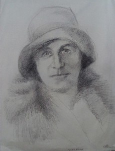 Portret van moeder   