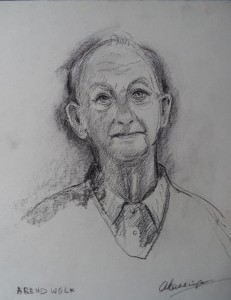 Portret van Arend Wolf