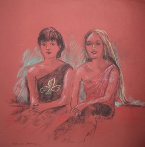 Portret van Donna en Anne