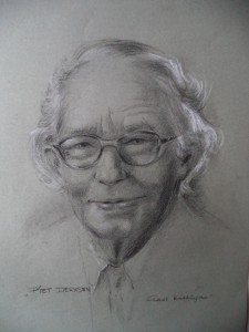 Portret van Piet Derksen