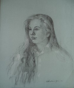 Portret van een jonge vrouw