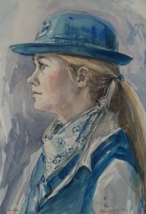 Portret van Anita  