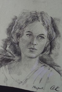 Portret van Margaret