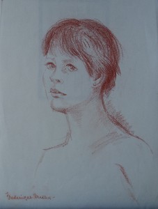 Portret van Frederique Dudley