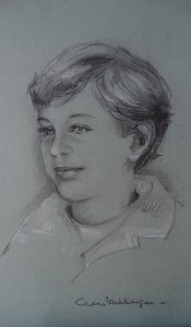 Portret van een jongen (Roderick?)