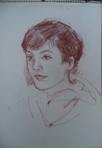 Portret van een jongen (Geza?)