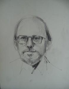 Portret van een man met bril 