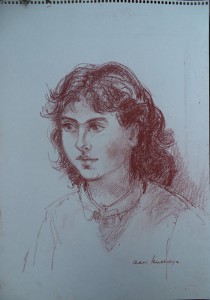 Portret van een vrouw 