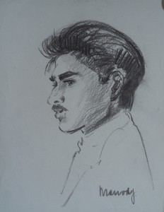 Portret van Manodj 