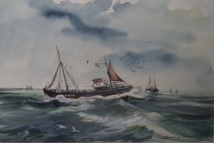 Vissersschip Katwijk 151